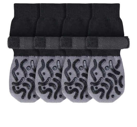 Double-Sided Non-Slip Socks with Adjustable Straps